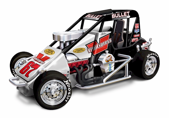 Steve Kinser #67 Vital - Midget / Color Chrome