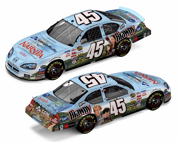 Kyle Petty #45 Georgia Pacific - Narnia