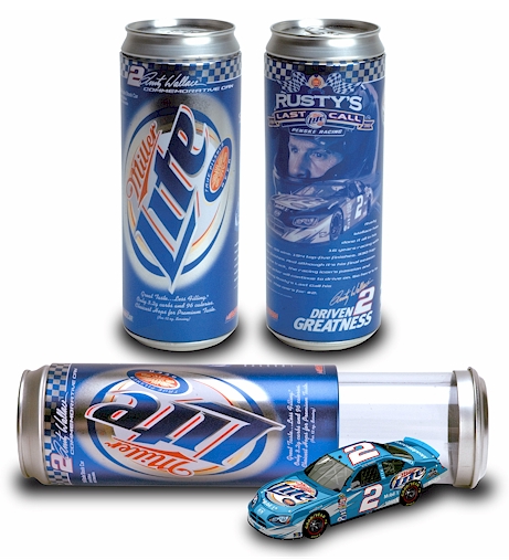 Rusty Wallace #2 Miller Lite - In 24oz Can