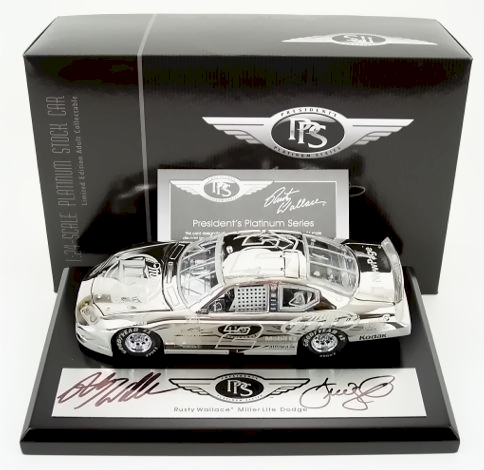 Rusty Wallace #2 Miller Lite - Platinum / Autographed