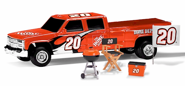Tony Stewart #20 Home Depot - Dually / Tailgate Set Bank