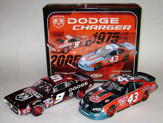 Petty #43 / Kahne #9 / 2-Car Swap Set - Color Chrome