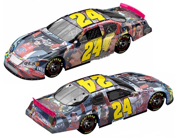 Jeff Gordon #24 Milestones Brickyard 400 4x Champ
