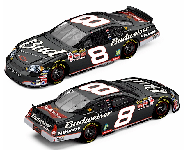 Dale Earnhardt Jr #8 Budweiser - Black Tribute