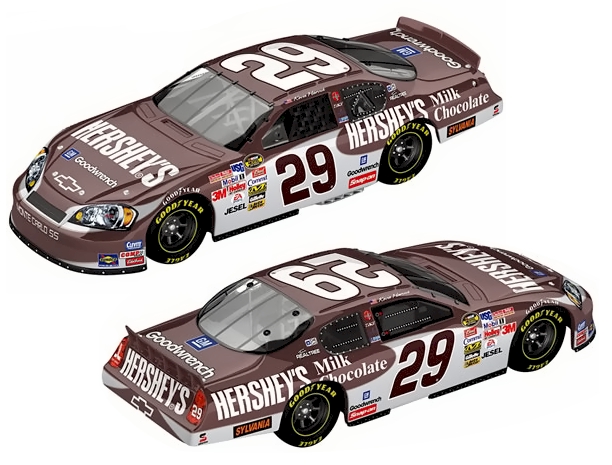 2006 Kevin Harvick #29 Goodwrench / Hershey's Milk Chocolate Diecast