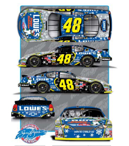 Jimmie Johnson #48 Lowe's - Holiday Fantasy