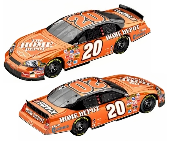 Tony Stewart #20 Martinsville Win - Raced
