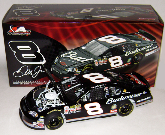 Dale Earnhardt Jr #8 Bud - Black / Sheet Metal 1/16
