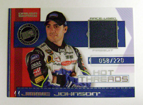 Jimmie Johnson '06 Press Pass Hot Threads Card