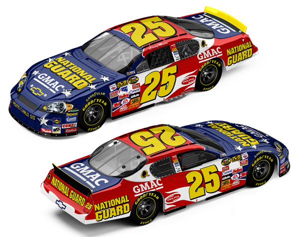Casey Mears #25 National Guard / GMAC