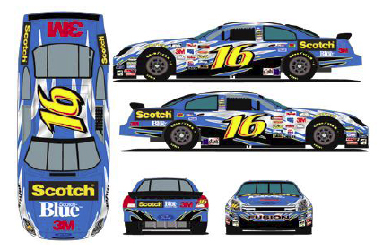 Greg Biffle #16 3M - Scotch Blue