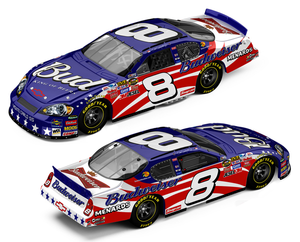 Dale Earnhardt Jr #8 Budweiser - Stars & Stripes