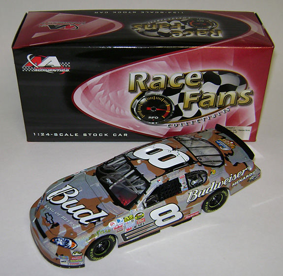 Dale Earnhardt Jr #8 Bud / Camouflage - Autographed