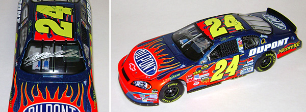 2007 Jeff Gordon #24 Dupont Diecast - Autographed