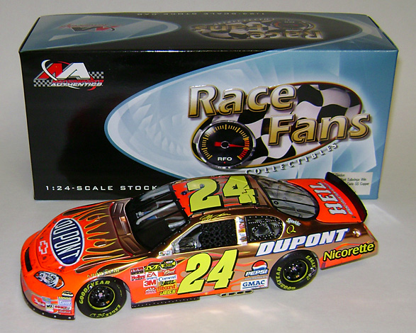 2007 Jeff Gordon #24 Talladega 77th Win / Raced - Copper Diecast