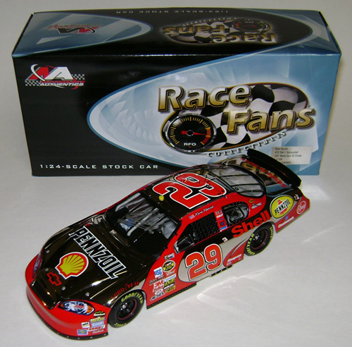 Kevin Harvick #29 Shell / Chrome / Autographed