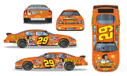 Kevin Harvick #29 Reeses / Elvis Cup