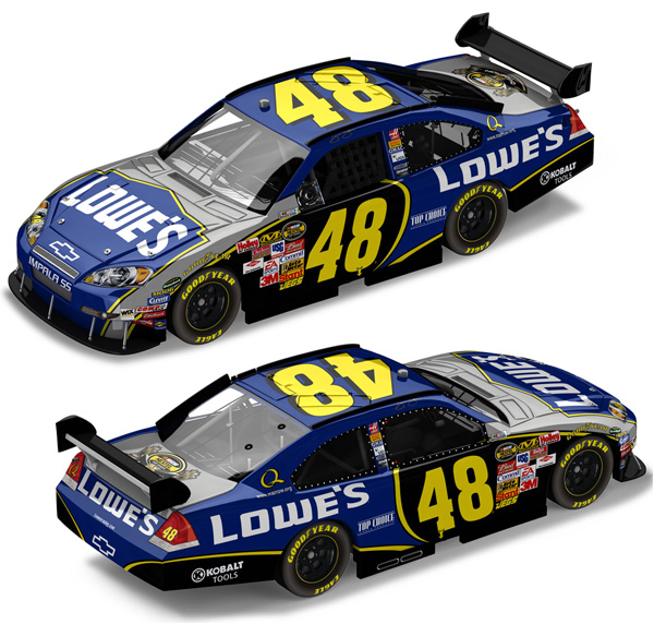 Jimmie Johnson #48 Lowes 2X NEXTEL Cup Champ