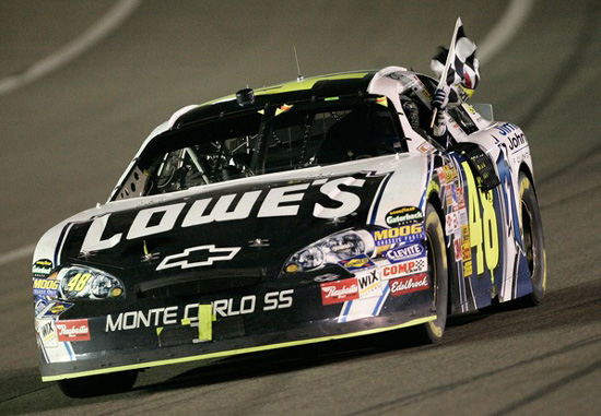 Jimmie Johnson #48 California Win / Raced