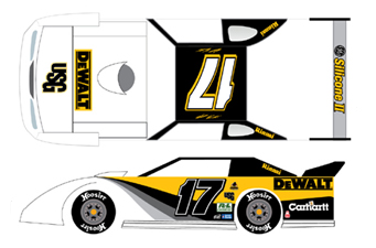 2007 Matt Kenseth #17 DeWALT / Prelude to the Dream - Dirt Late Model Diecast