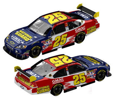 Casey Mears #25 National Guard / GMAC - COT