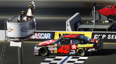 Juan Pablo Montoya #42 Infineon Win / Raced - COT