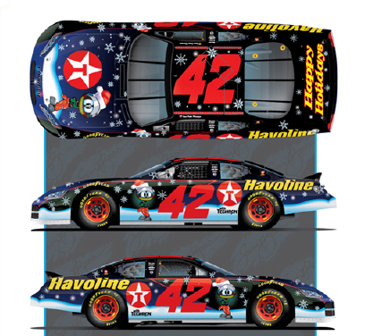 Juan Montoya #42 Texaco / Havoline - Holiday