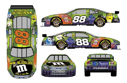 Ricky Rudd #88 M&M's - Halloween - COT