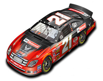 Ken Schrader #21 Motorcraft