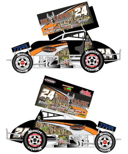 Terry McCarl #24 Big Game - Sprint Car