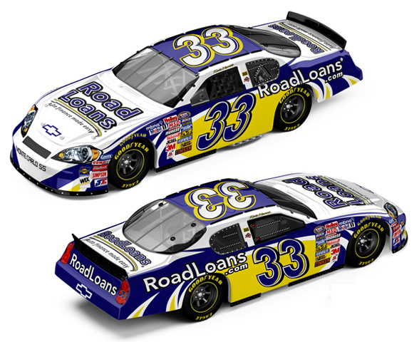 2007 Kevin Harvick #33 Road Loans Diecast