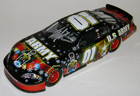2007 Mark Martin #01 U.S. Army - Sam Bass Holiday Diecast / Autographed