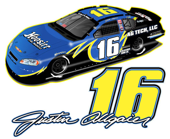 2008 Justin Allgaier #16 Hoosier Tire - ARCA Champ Diecast