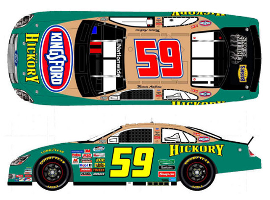 2008 Marcos Ambrose #59 Kingsford / Green Diecast