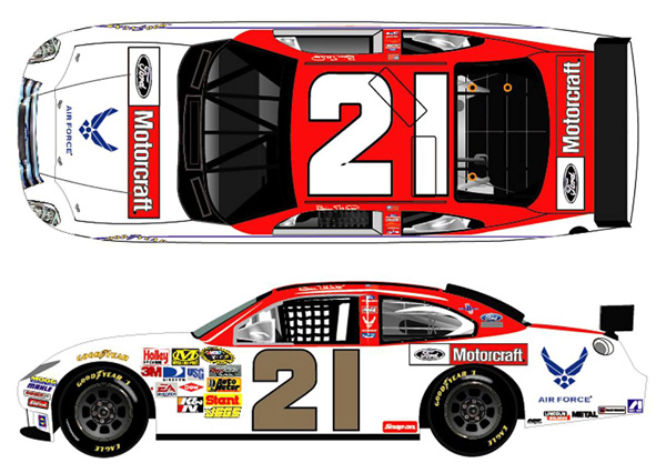 Bill Elliott #21 Motorcraft '71 Pearson Retro