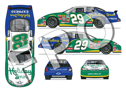 Jeff Burton #29 Holiday Inn