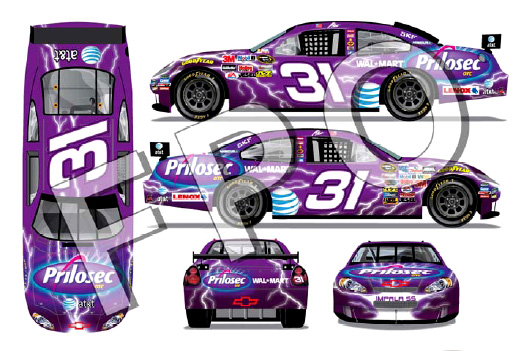 Jeff Burton #31 AT&T - Prilosec