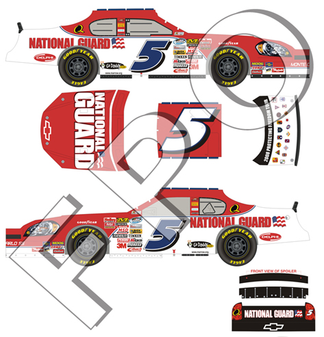 Landon Cassill #5 National Guard