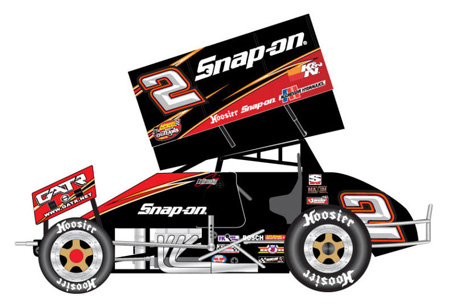 Craig Dollansky #2 Snap-On - Sprint Car