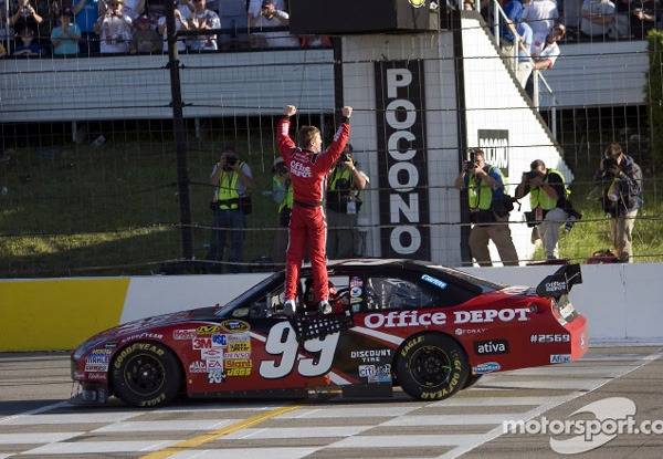 Carl Edwards #99 Pocono Win / Raced