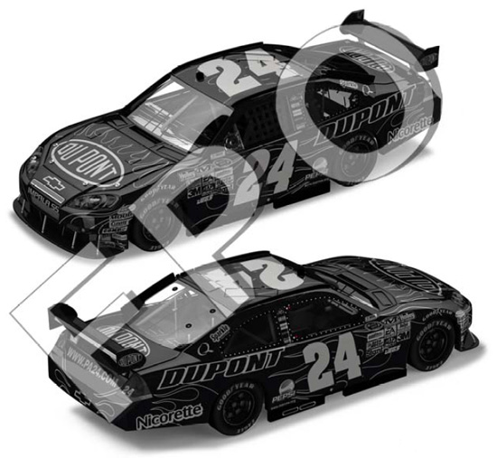 2008 Jeff Gordon #24 Dupont - Black Label Series Diecast