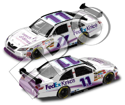 Denny Hamlin #11 FedEx Kinkos - March of Dimes