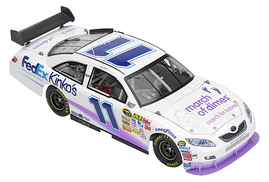 Denny Hamlin #11 FedEx Kinkos - March of Dimes