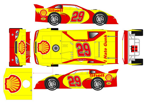 Kevin Harvick #29 Shell '08 Prelude Late Model