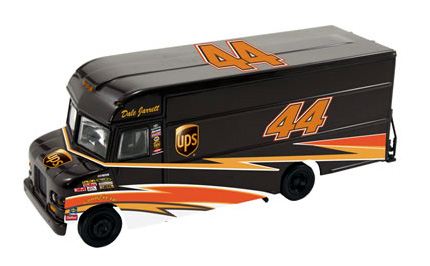 2008 Dale Jarrett #44 UPS / Retirement Tribute Delivery Truck Diecast