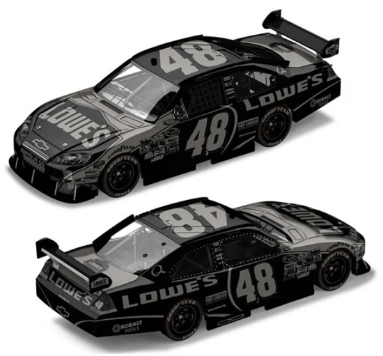 Jimmie Johnson #48 Lowes - Black Label