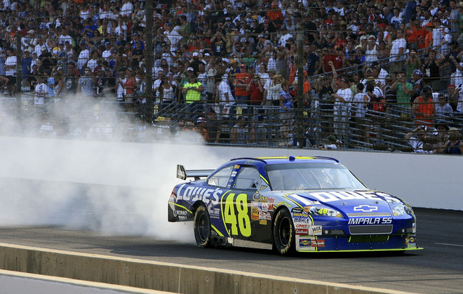 Jimmie Johnson #48 Lowe's - Indy Win / Raced