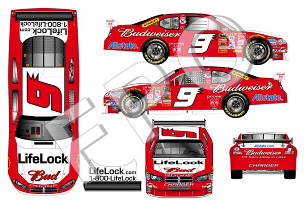 Kasey Kahne #9 Budwesier - LifeLock