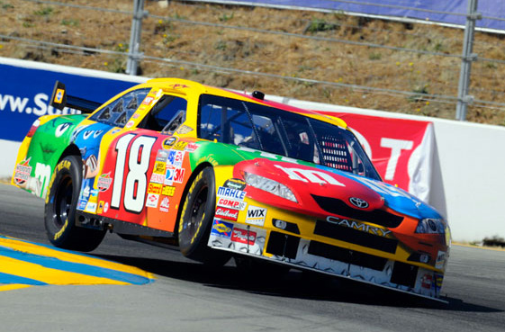 2008 Kyle Busch #18 M&Ms - Infineon Win / Raced Version Diecast
