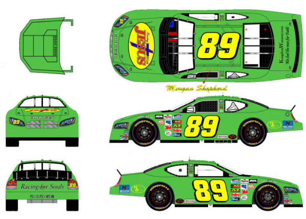 Morgan Shepherd #89 Racing with Jesus